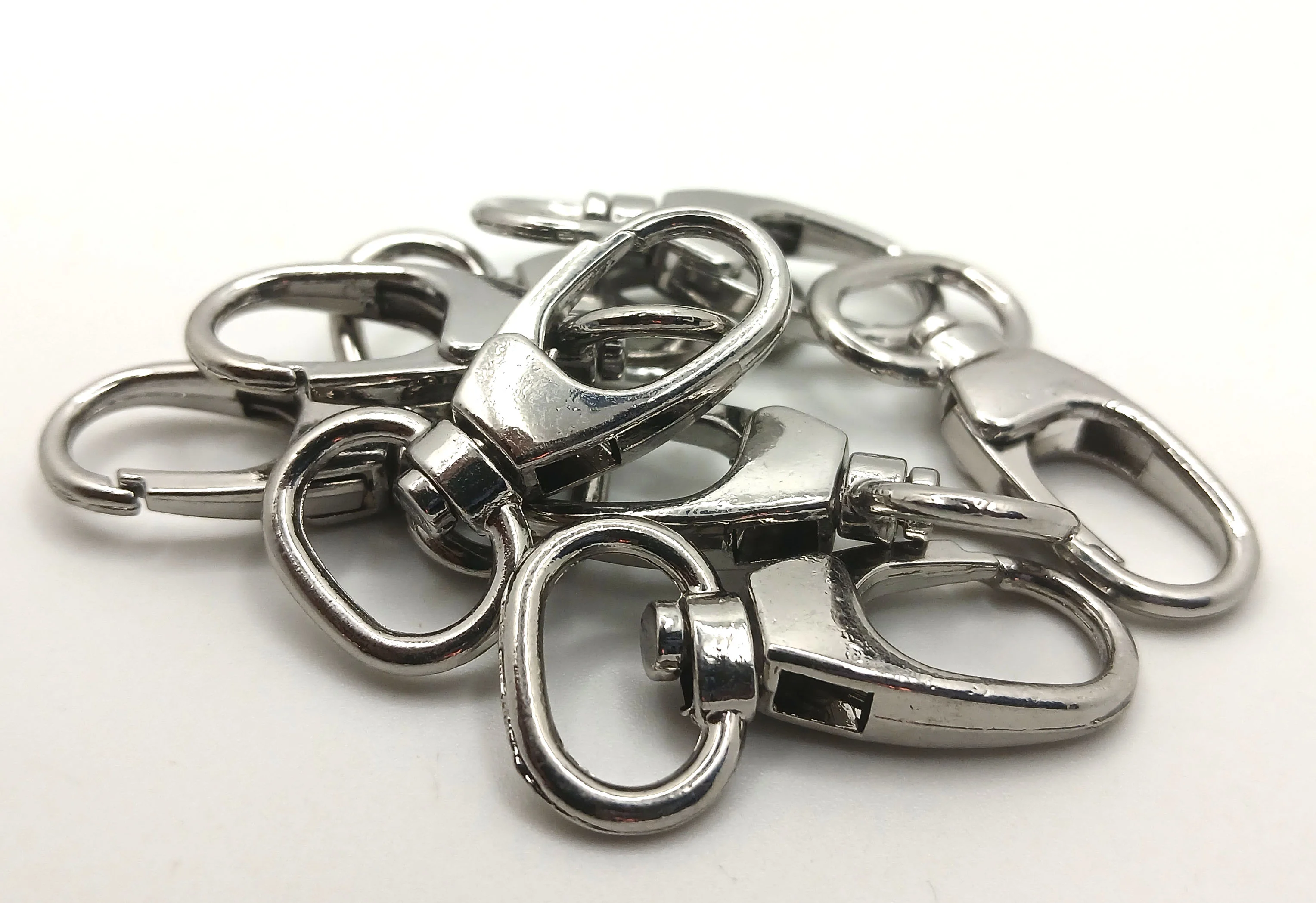 Silver Hook for in keyring lanyard