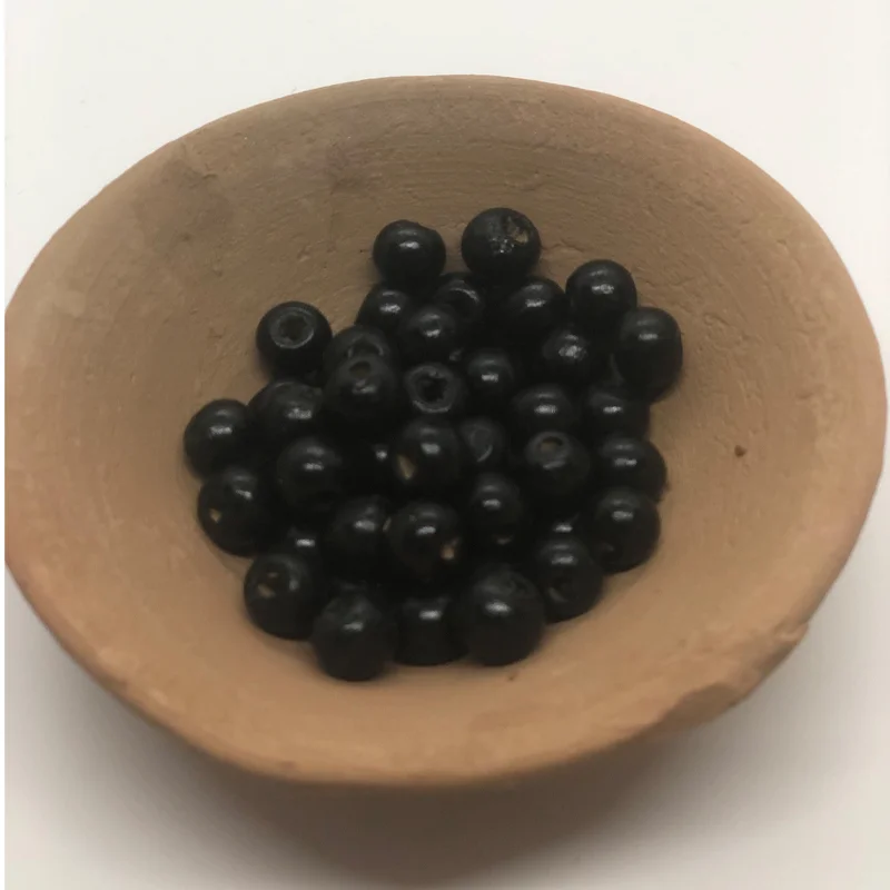 Wooden Beads For Dreamcatcher, jewelry (8 mm / 0.3 inch)- 50pcs / packet photo 2
