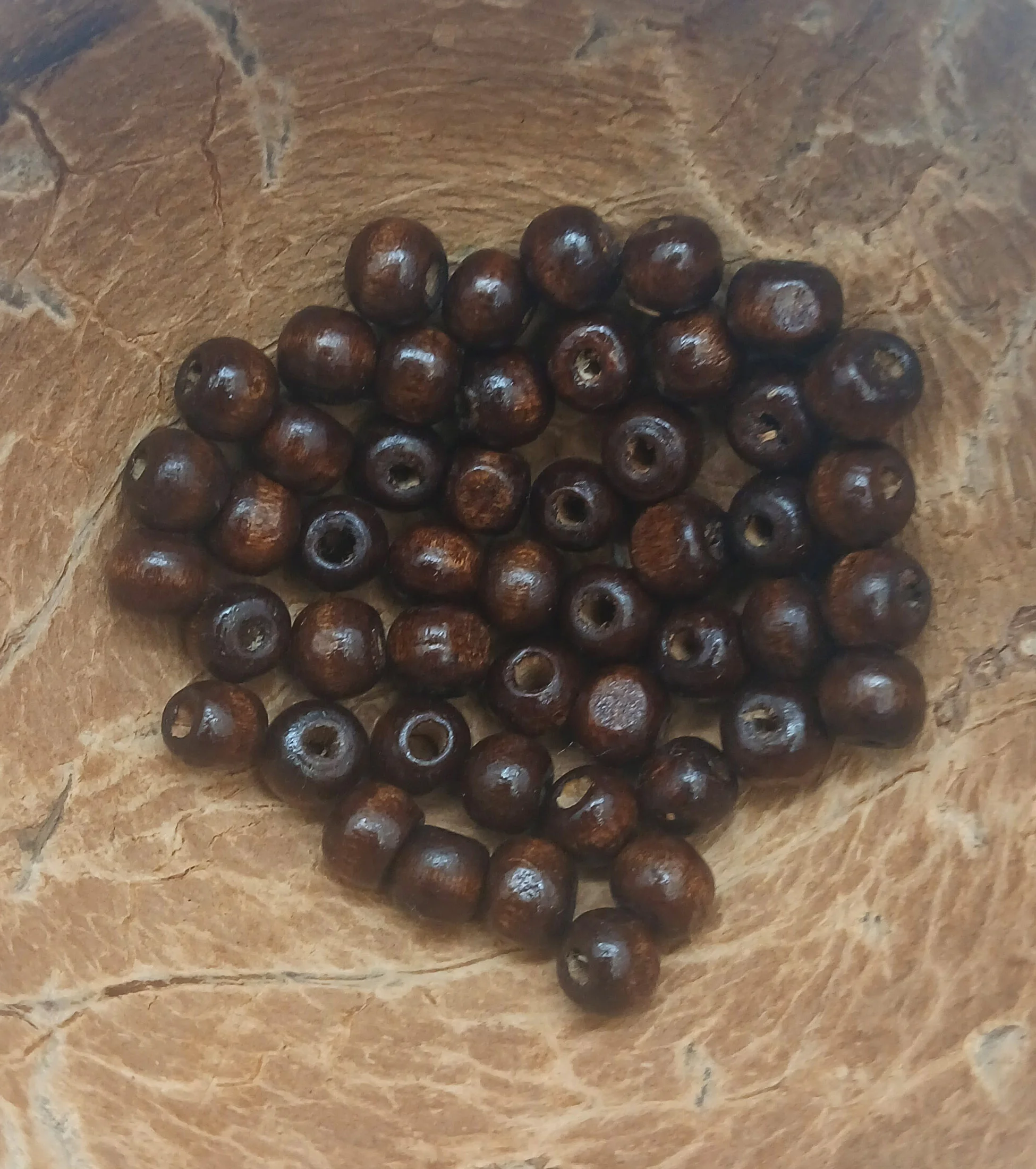 Wooden Beads For Dreamcatcher, jewelry (8 mm / 0.3 inch)- 50pcs / packet photo 6