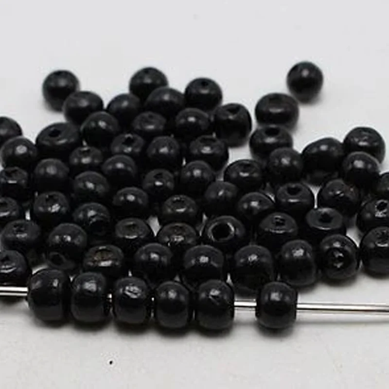 Wooden Beads For Dreamcatcher, jewelry (8 mm / 0.3 inch)- 50pcs / packet