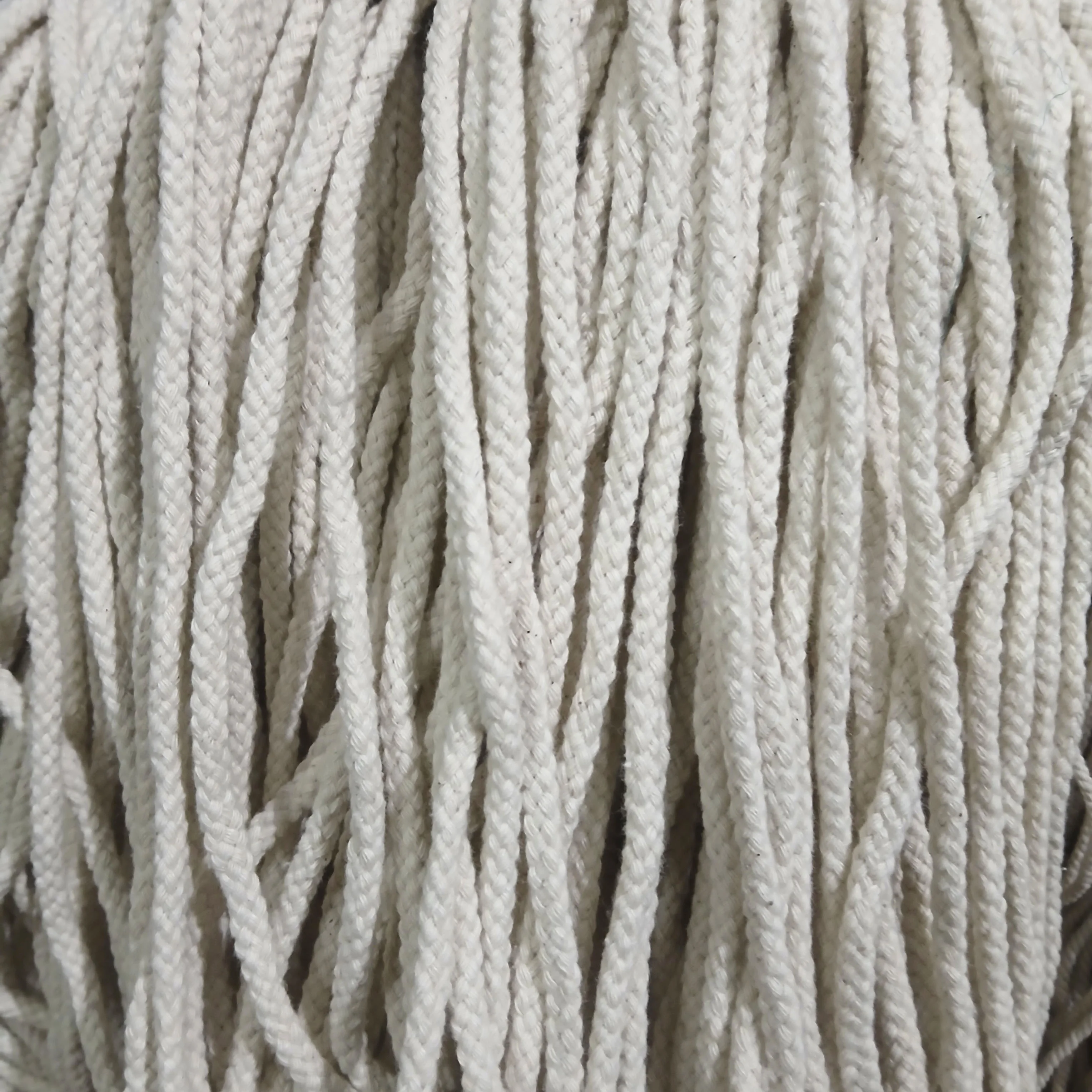 Braided Cotton Macrame Cords- 5mm photo 3