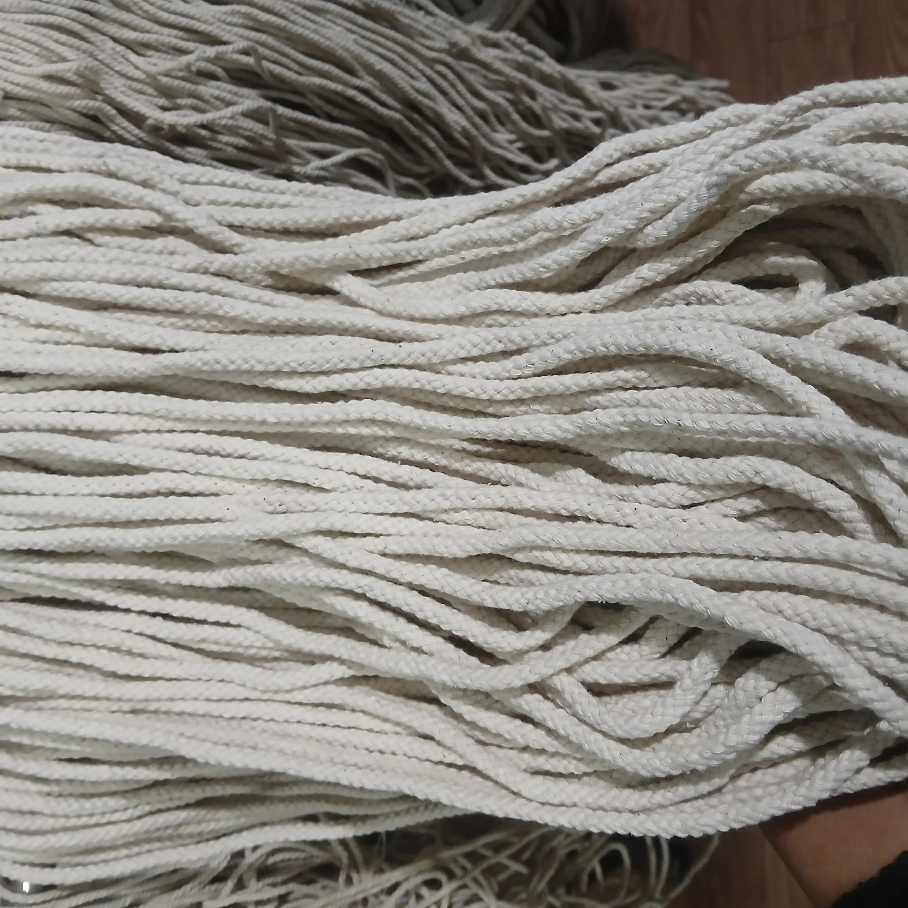 Braided Cotton Macrame Cords- 5mm photo 4