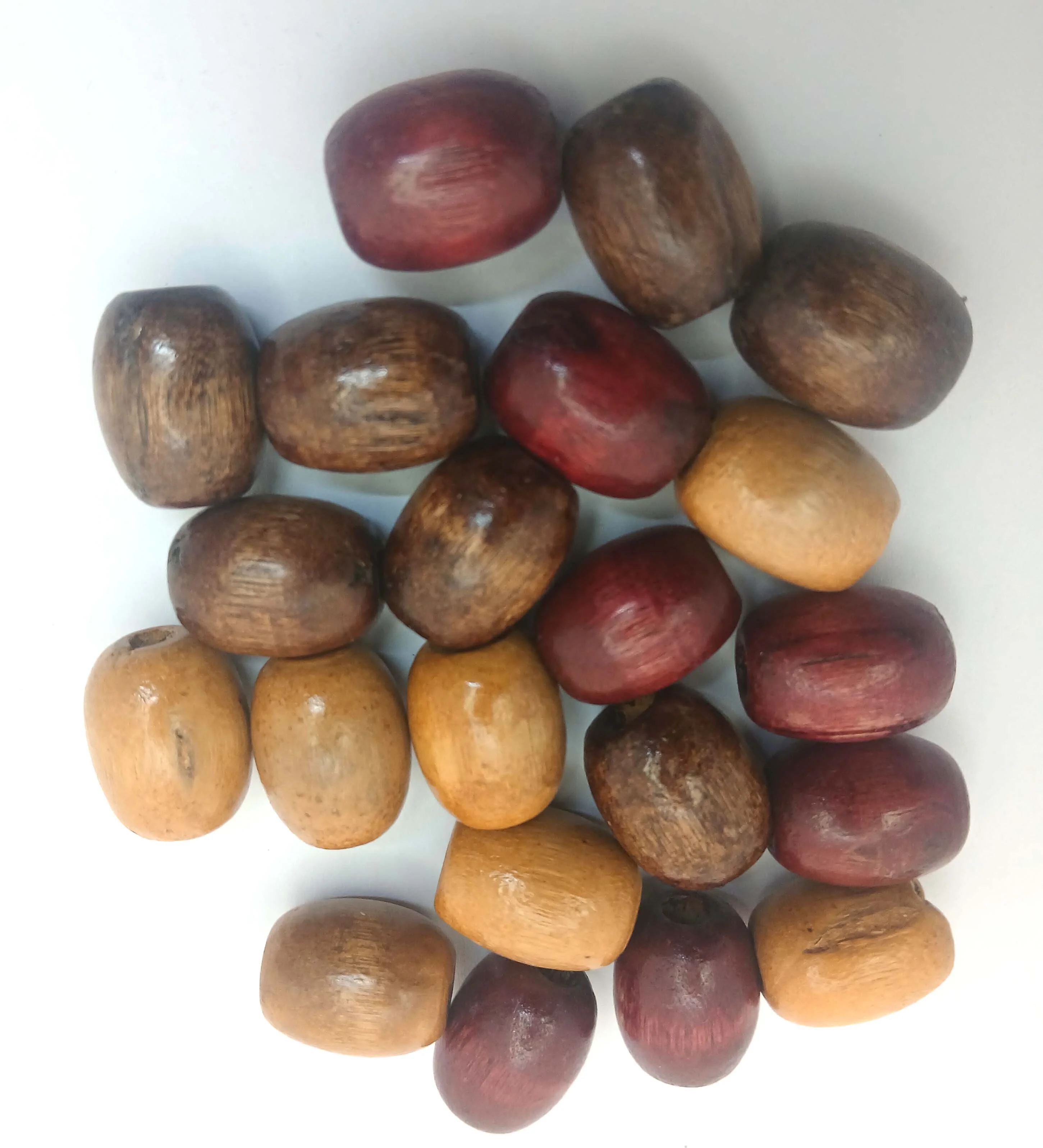 Oval Polished Beads 3 colours photo 2
