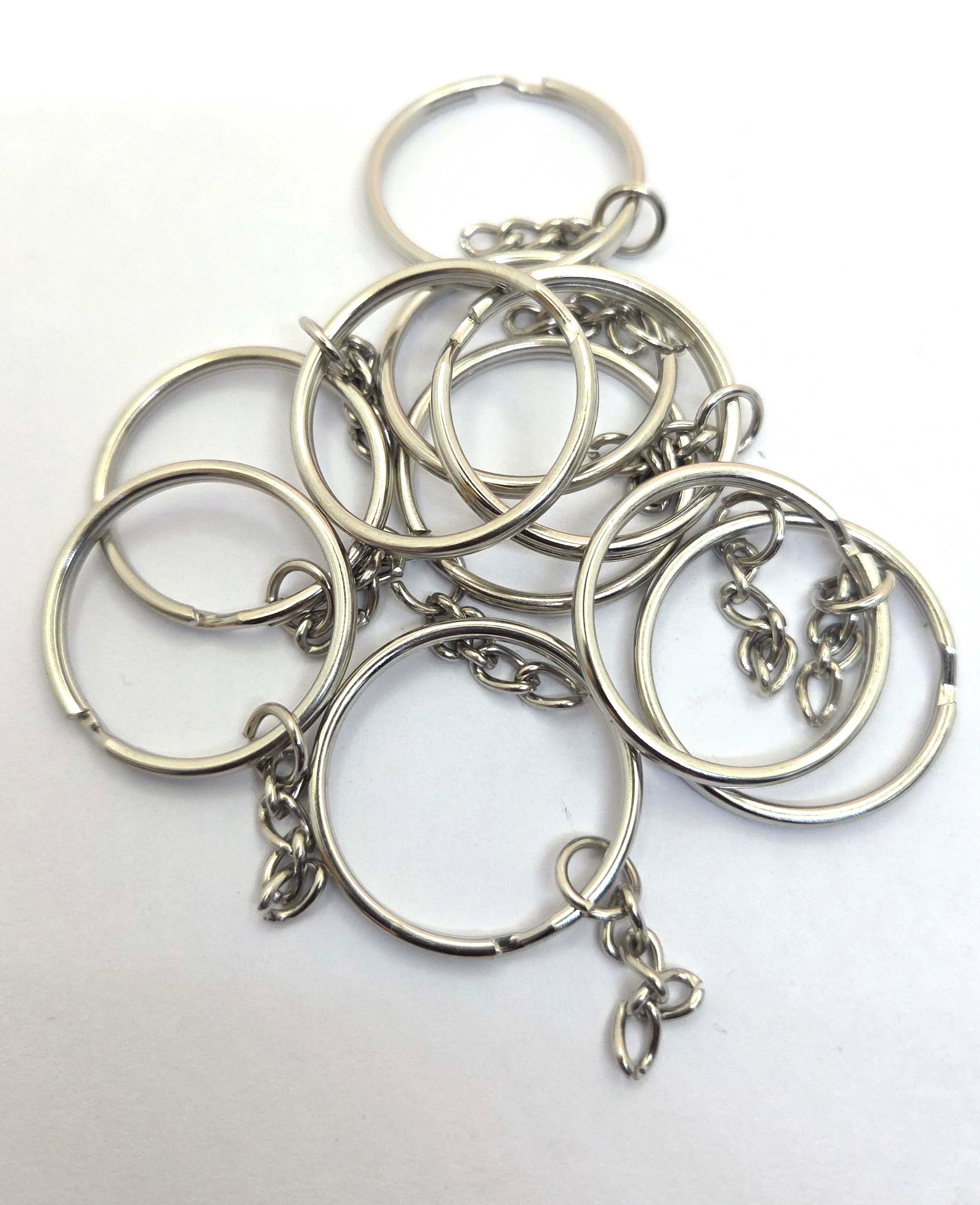 Silver Keyring holders  (10,25,40 pcs/packet) photo 2