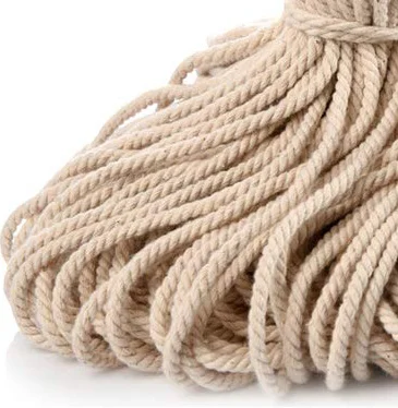 20 meter Cotton Cord 3mm photo 2
