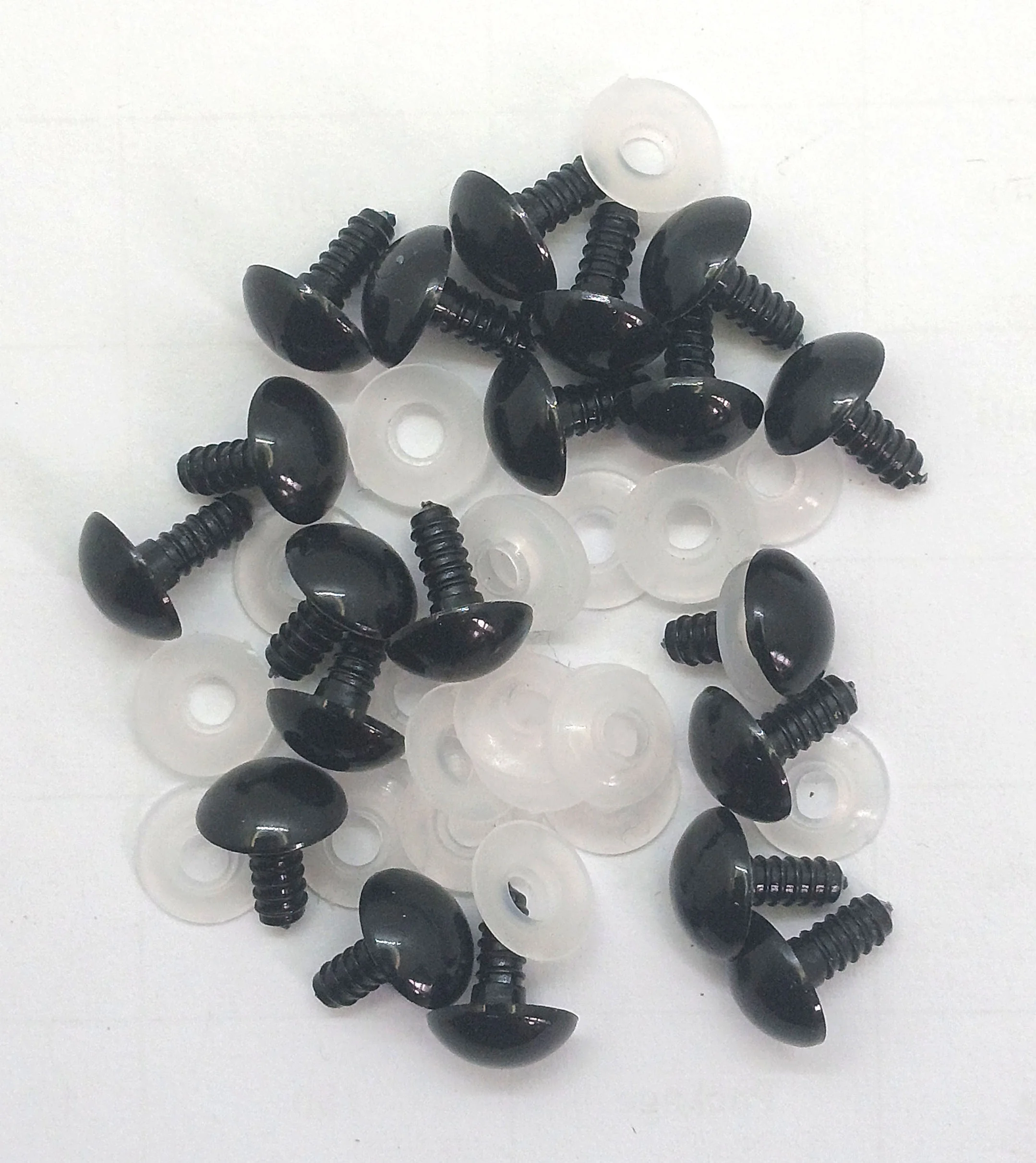 Safety eyes / Doll eyes with washer (10 pcs ie 5 set)
