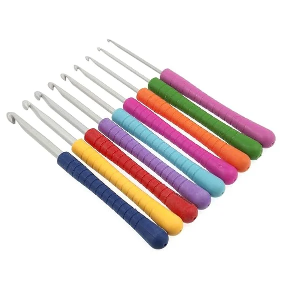 Original Pony Crochet Hook with Palm Friendly Rubber Handles (2mm - 6mm) photo 4