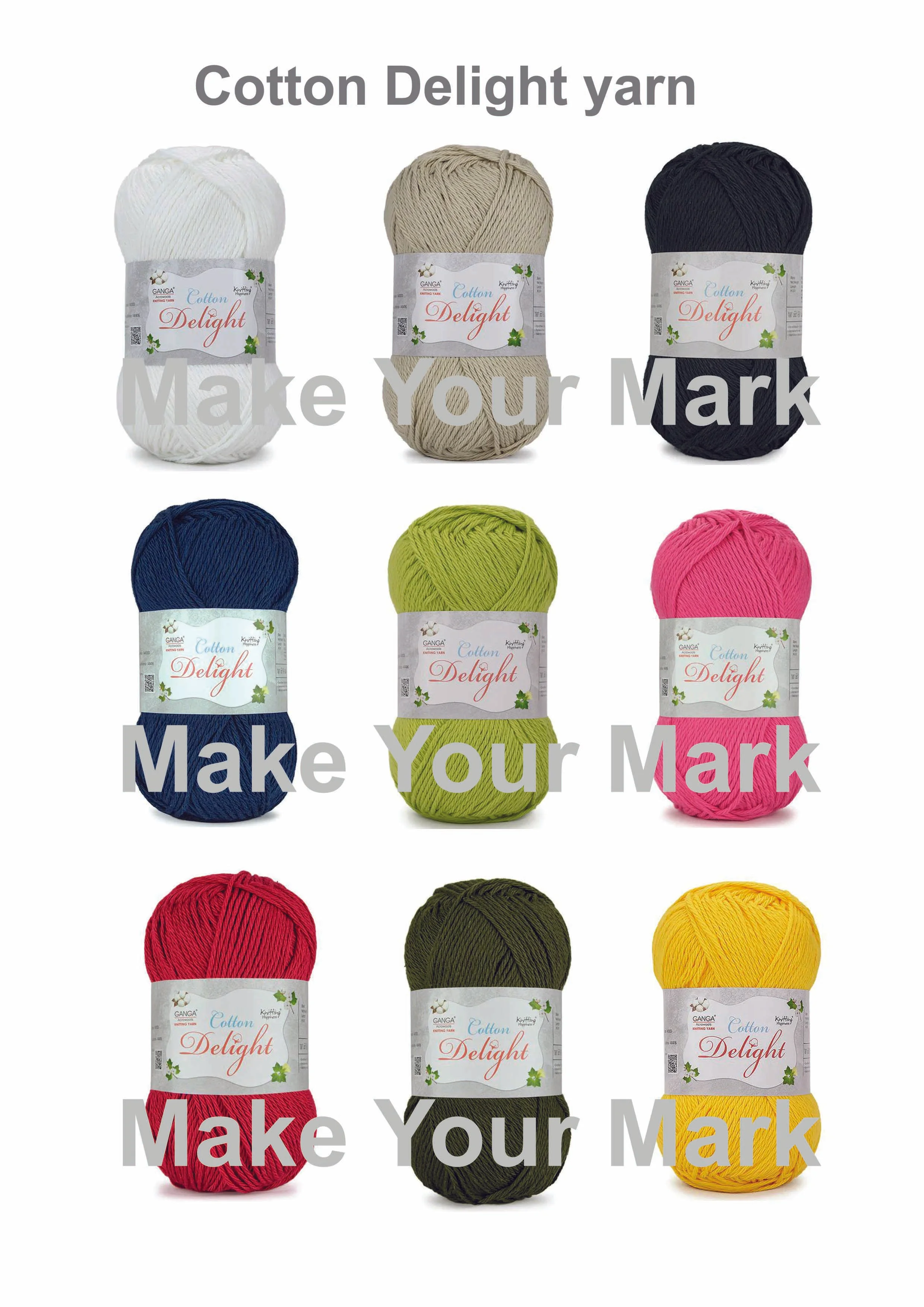Cotton Summer Yarn for crochet  (100 gram : 169 meters)