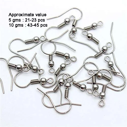 Non rusting earring Clasps Hooks Ear Wire jhumka holder photo 5