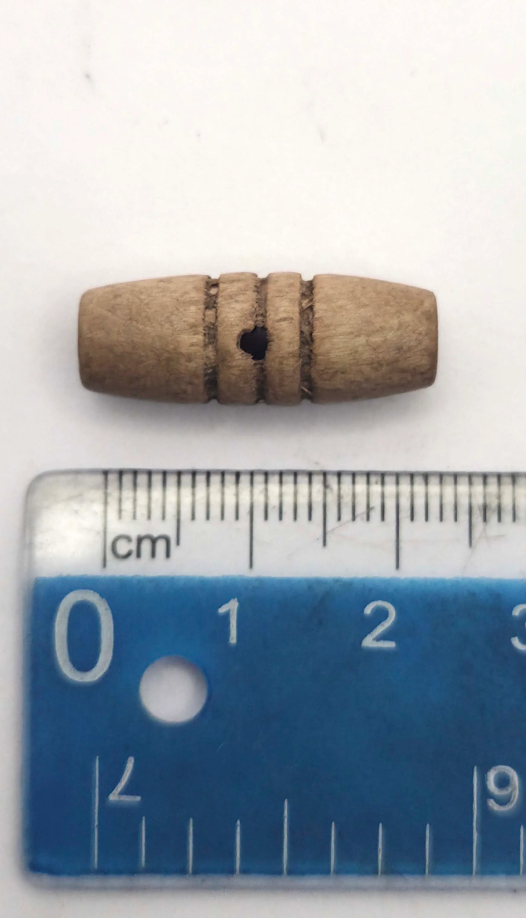 Oval Wooden Button / Bead For Crafts And Jewellery photo 4