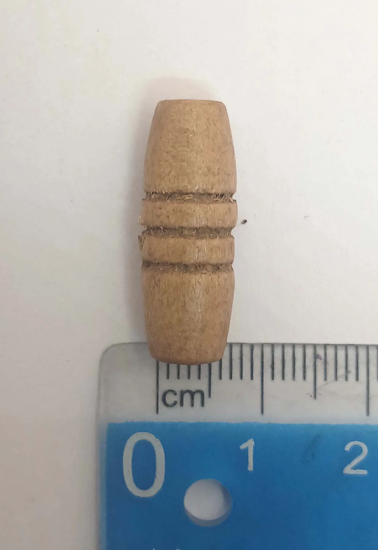 Oval Wooden Button / Bead For Crafts And Jewellery photo 5