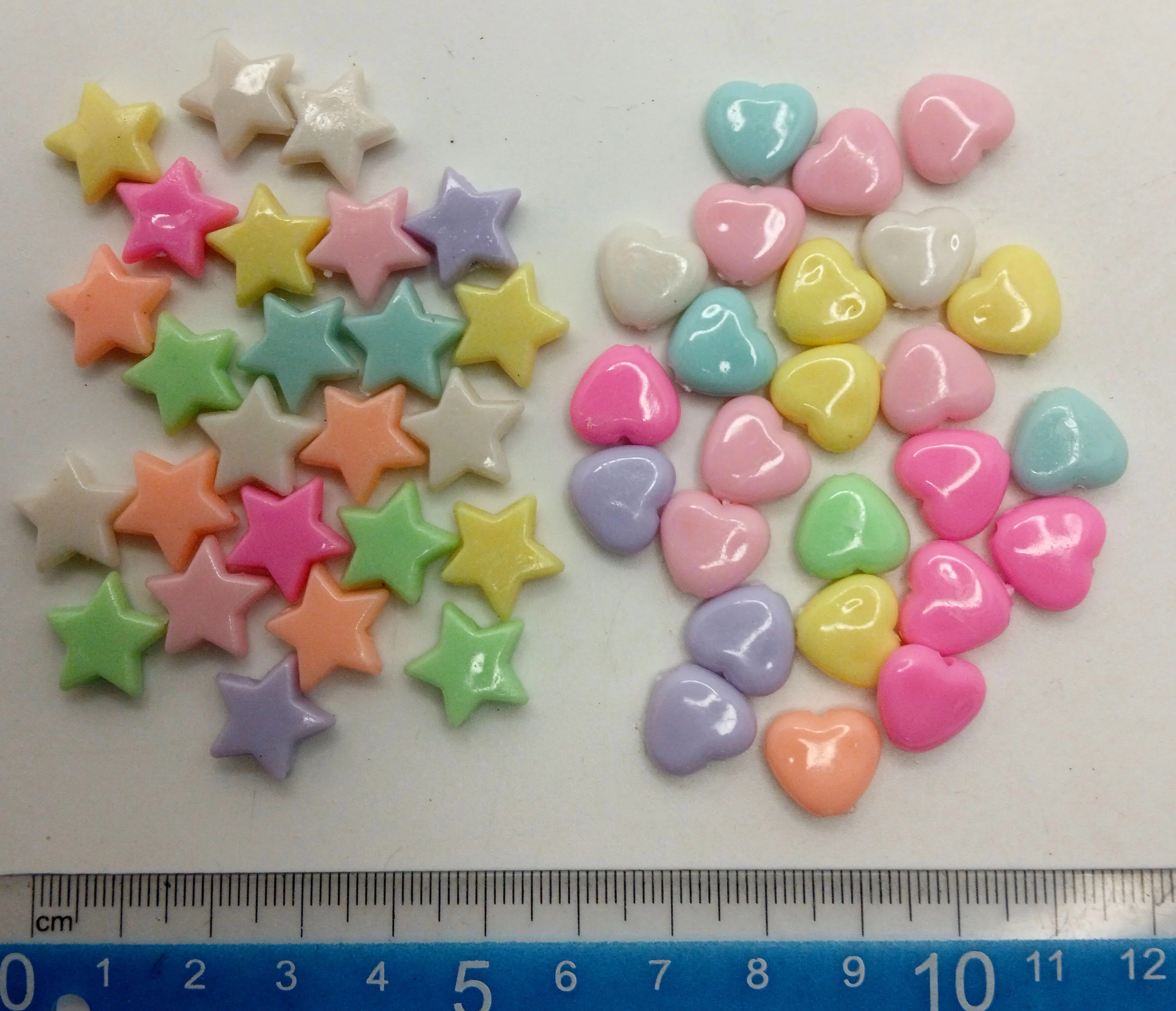 Heart / Star  Plastic Bead for General craft photo 2