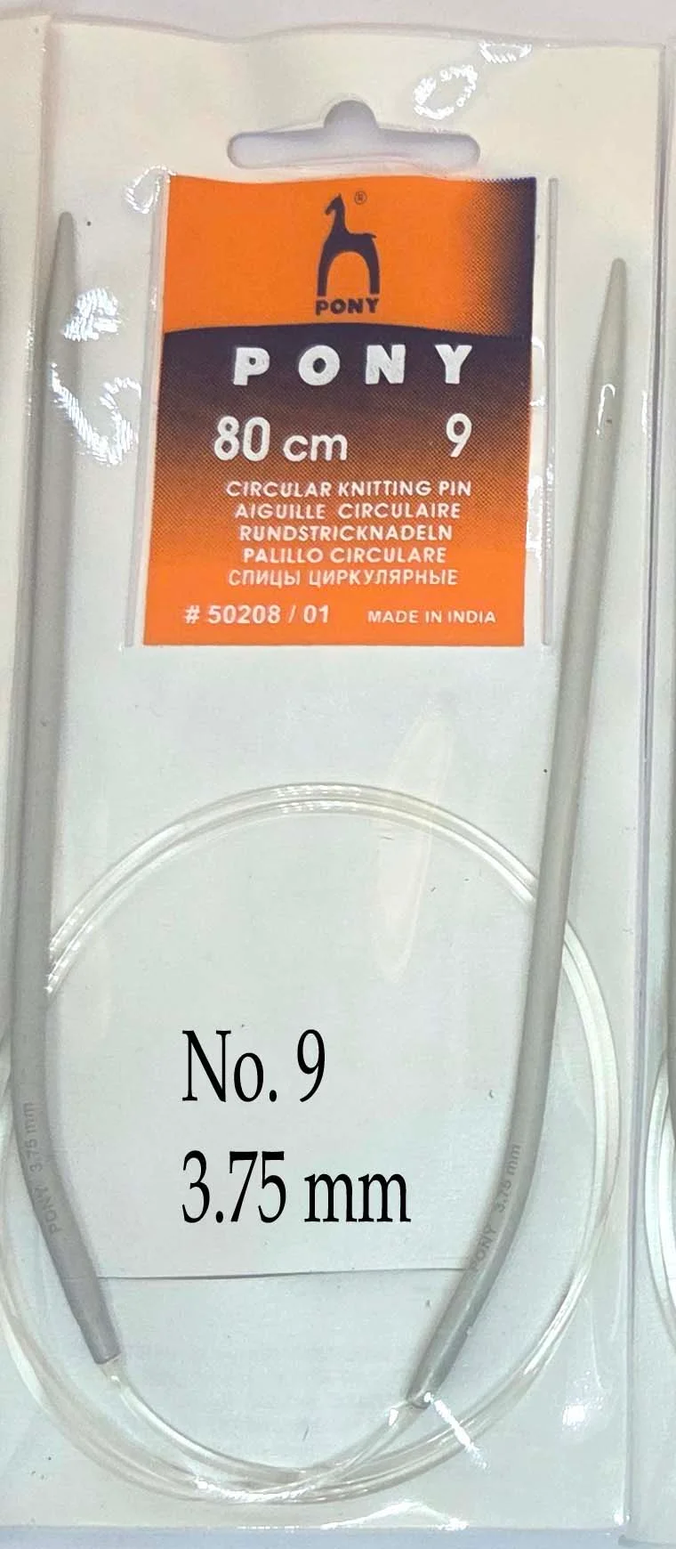 Pony circular knitting Pins of Length 80 cm photo 7
