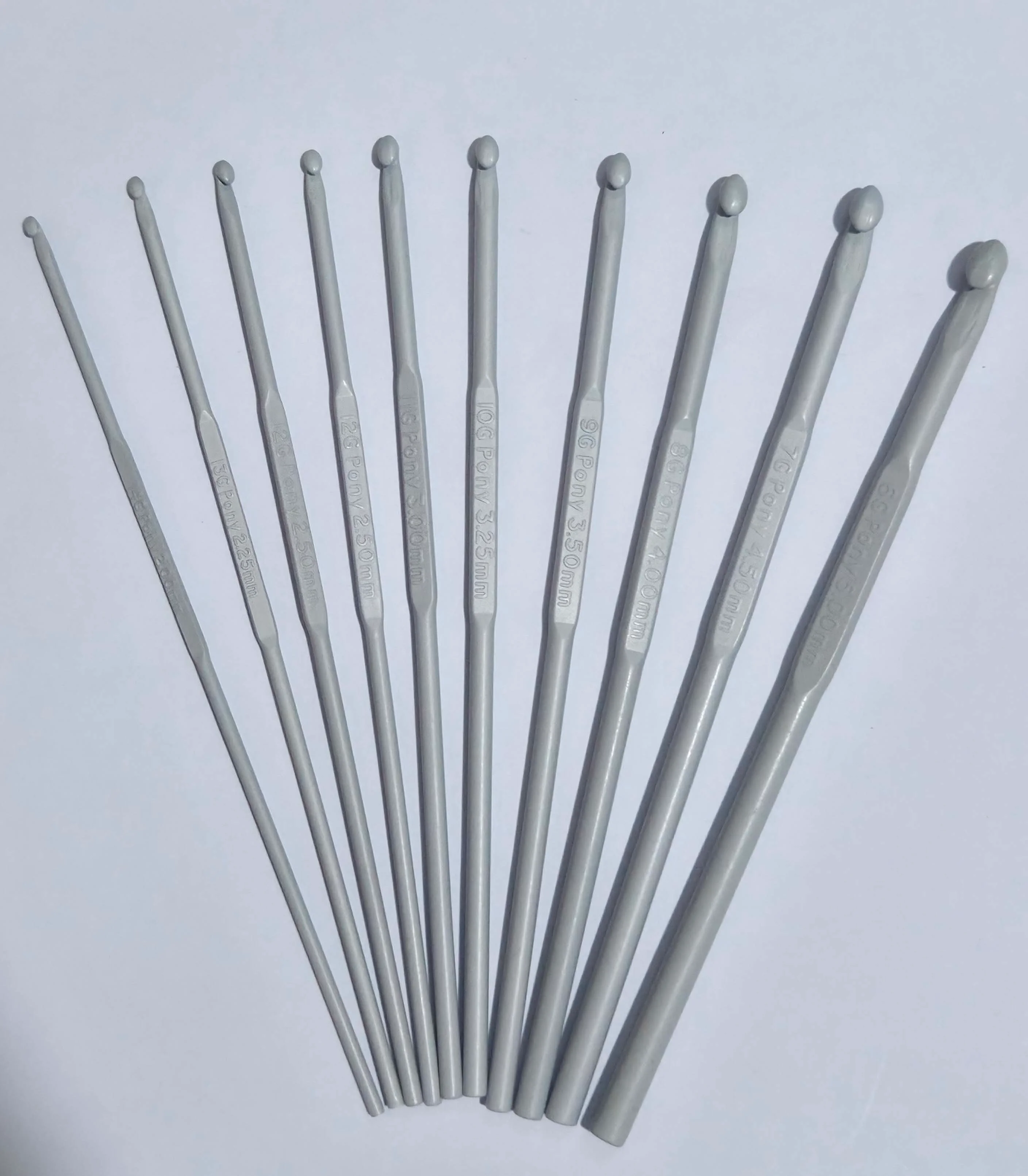 1 pc  Pony Handleless crochet hook (2-5mm/6-14 G) photo 2