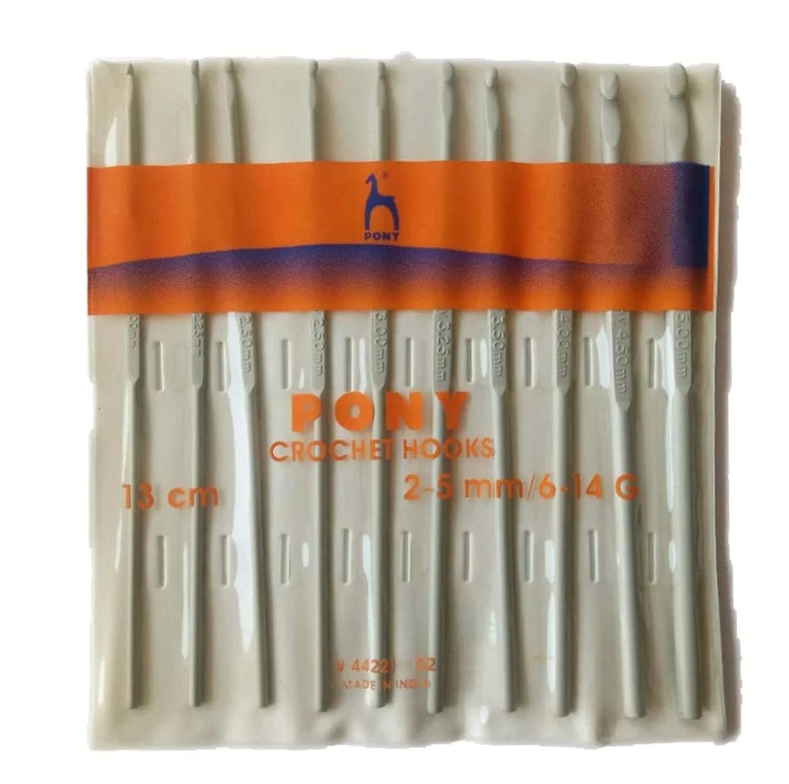 1 pc  Pony Handleless crochet hook (2-5mm/6-14 G) photo 3